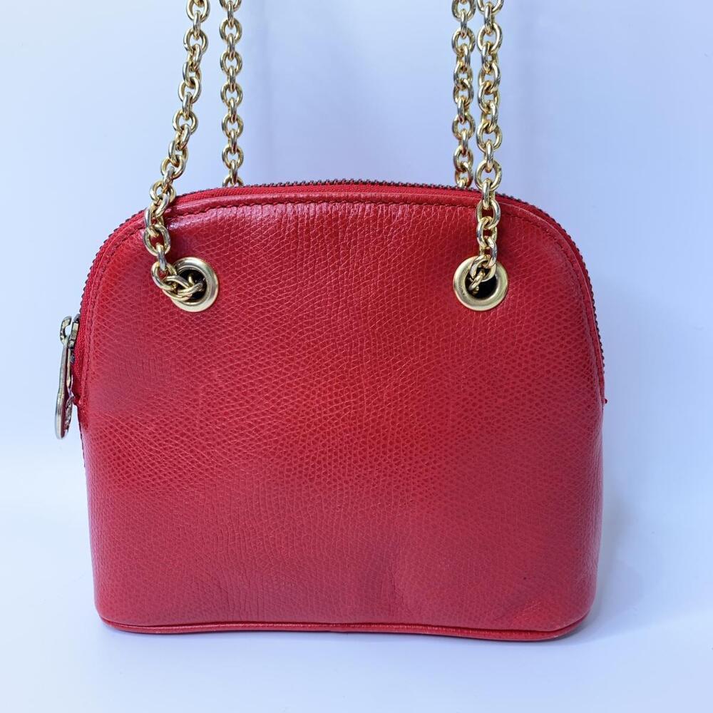 CELINE Shoulder Bag Red